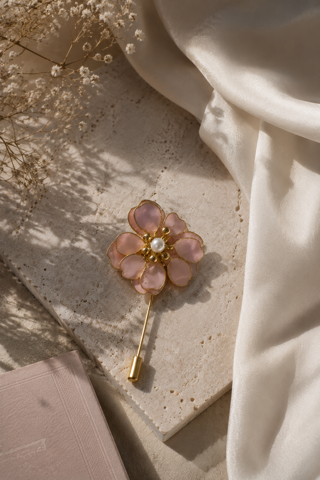 Cosmos Flower Brooch — Harmony